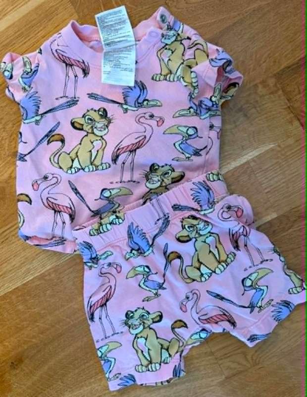 Lion King bleikur bolur og stuttbuxur