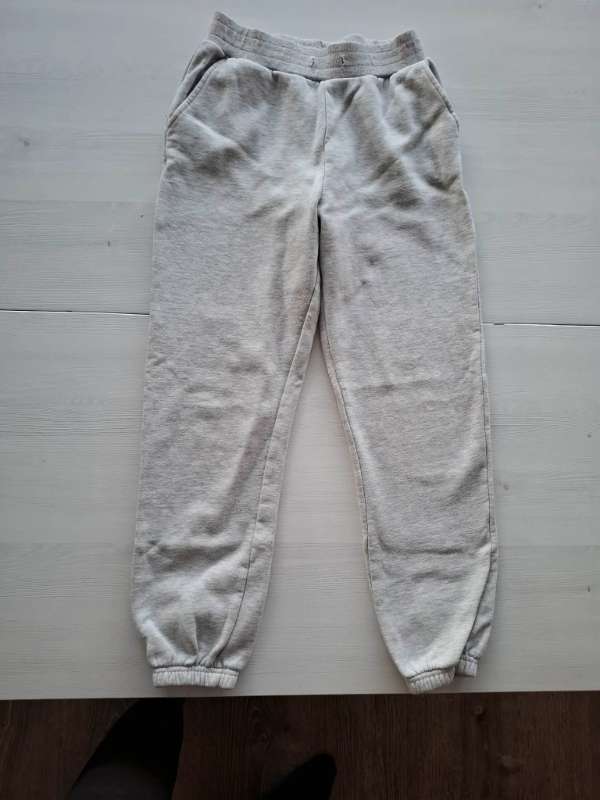 Joggingbuxur gráar Small