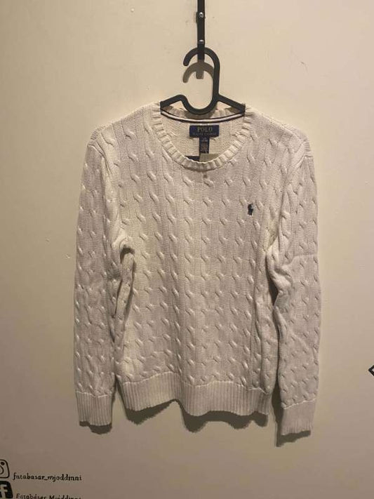 Peysa hvít Ralph Lauren