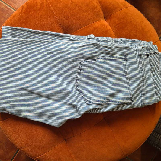 &DENIM Röndóttar buxur