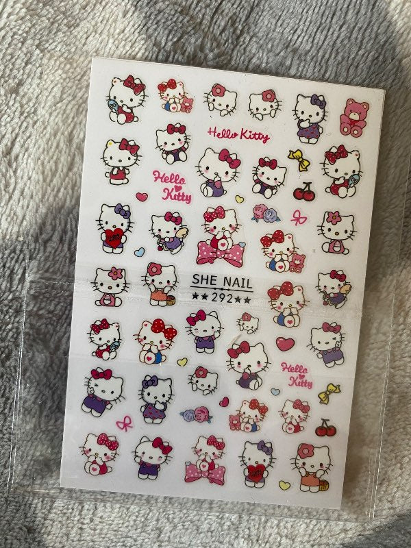 2 stk naglalímmiðar Hello Kitty