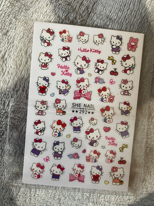 2 stk naglalímmiðar Hello Kitty