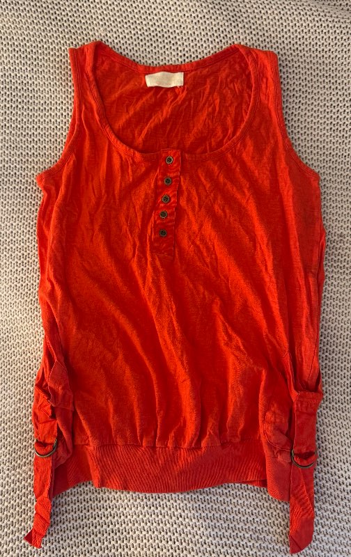 Rauður tank top