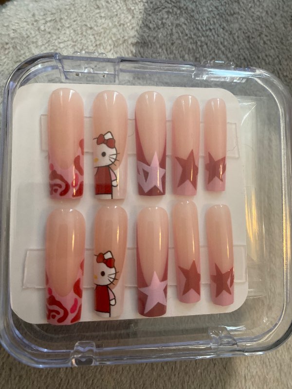 Hello Kitty press on nails