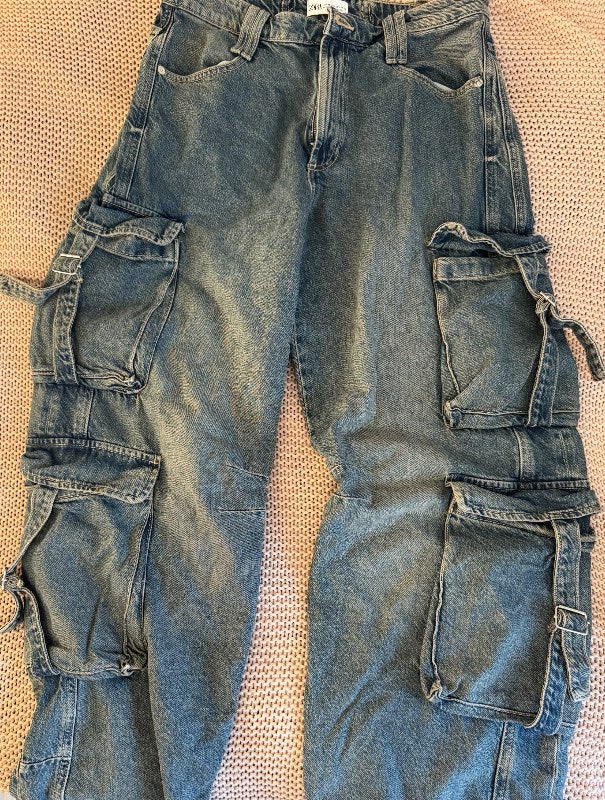 Zara cargo buxur