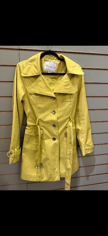 Weatherproof yellow coat