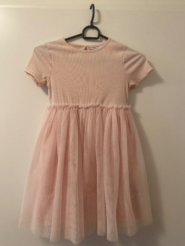 bleikur primark kjóll barna