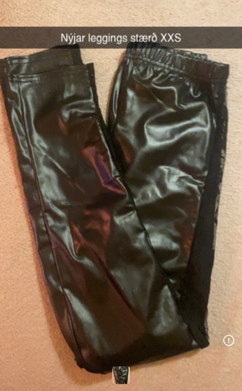 Nýjar skraut Svartar leggings