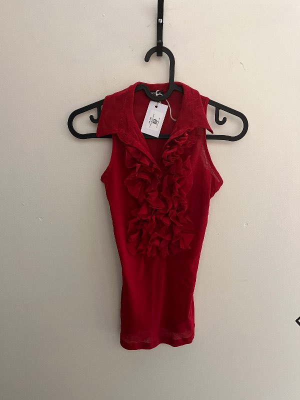 Vintage rauður toppur