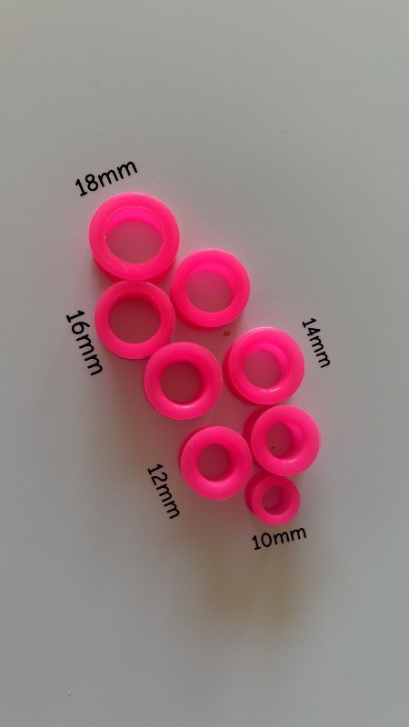 Neon bleikir 12mm