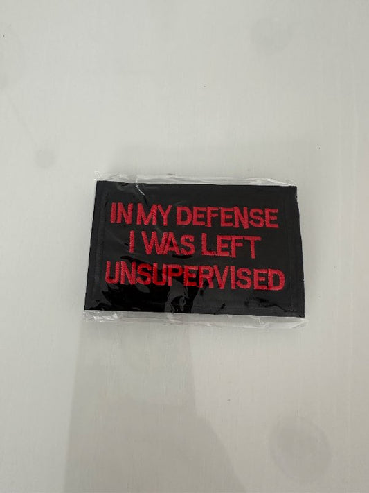 In my defense I was pads á derhúfu franskur renni
