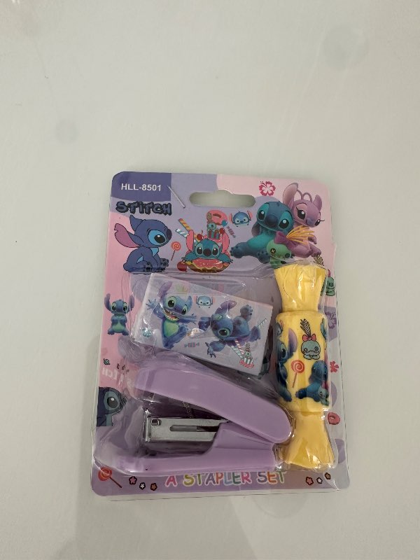 Stitch sett í pakka fjólublátt nýtt