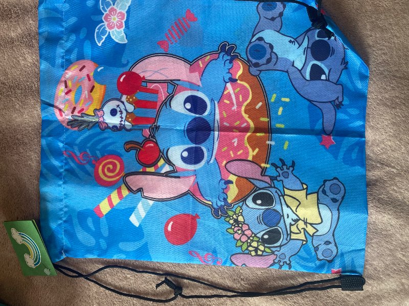Nýr dökkbl. sundpoki Lilo Stitch