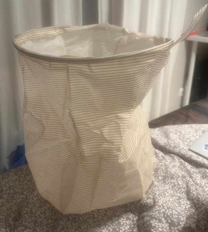 Röndótt hirsla með 2 handföngum ný