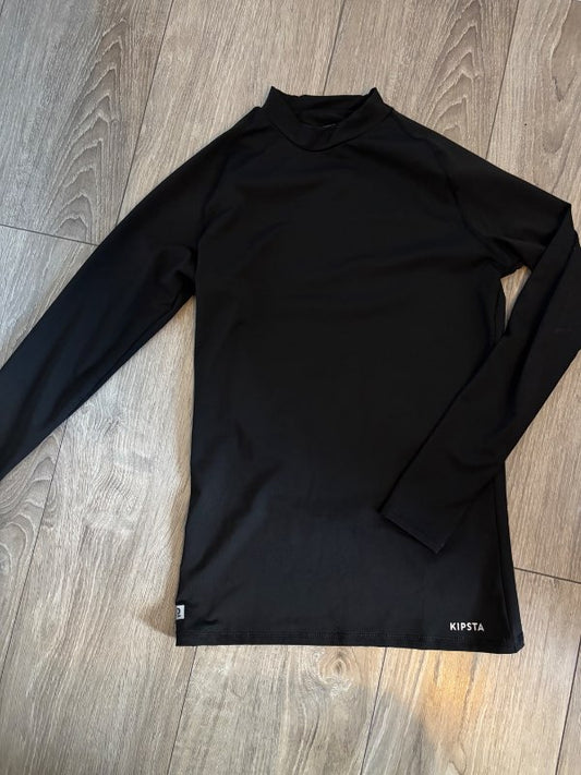 Svartur innanundirbolur fyrir íþróttir