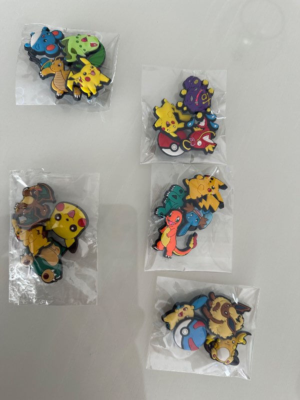 Pokimon crocs skraut 4stk