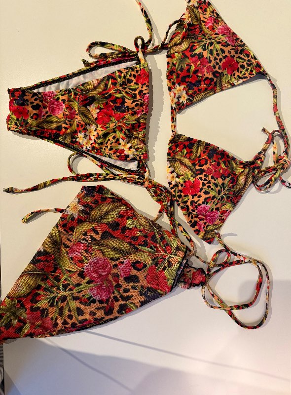 Floral bikini sett