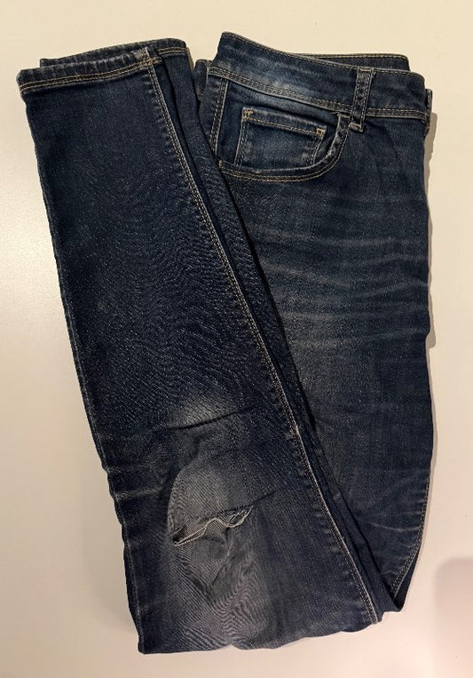 Bláar skinny gallabuxur