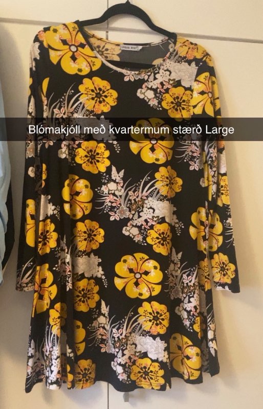 Blóma kjóll