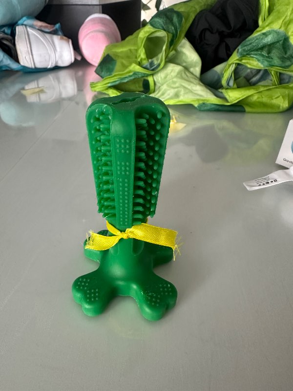 Grænt tannhreinsi dót nýtt