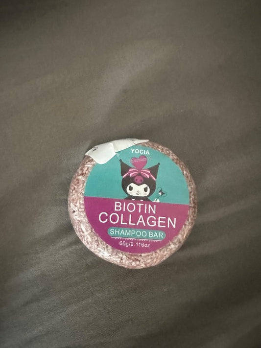 Biotin collagen shampoo bar nýtt