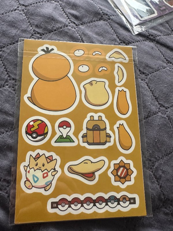 Pokimon 2 spjöld límmiðar