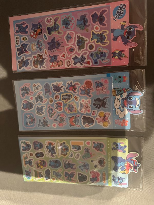 Stitch límmiða spjald 1stk