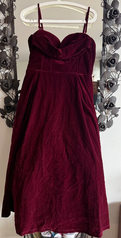 Velvet Midi Dress