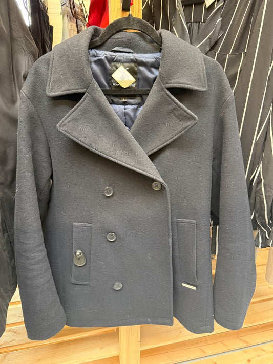 Armani Exchange dökblá kápa (kvenna)