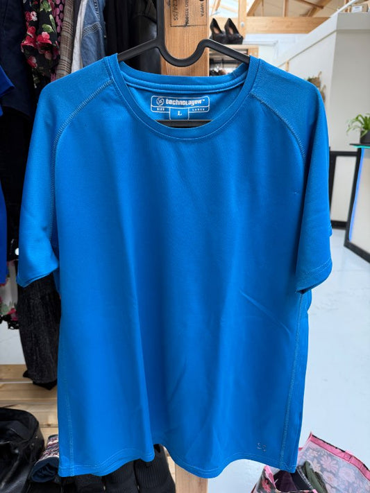 Błękitny męski sweter