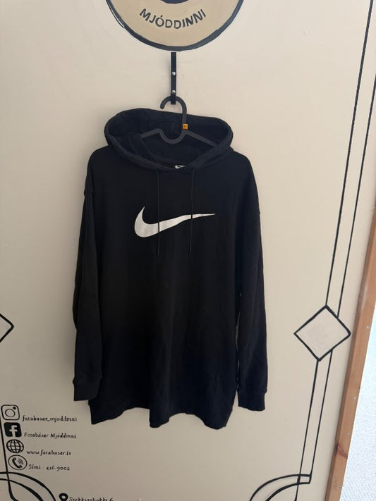 Nike Swoosh hettupeysa svört