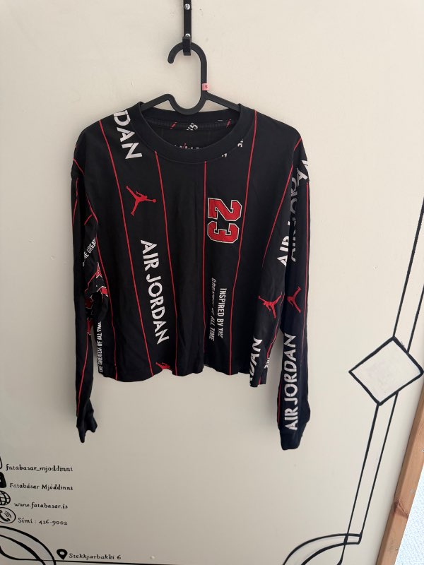 Nike Jordan langermabolur svartur