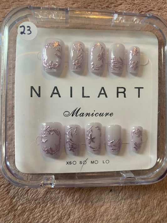 Small Handmade press on nails