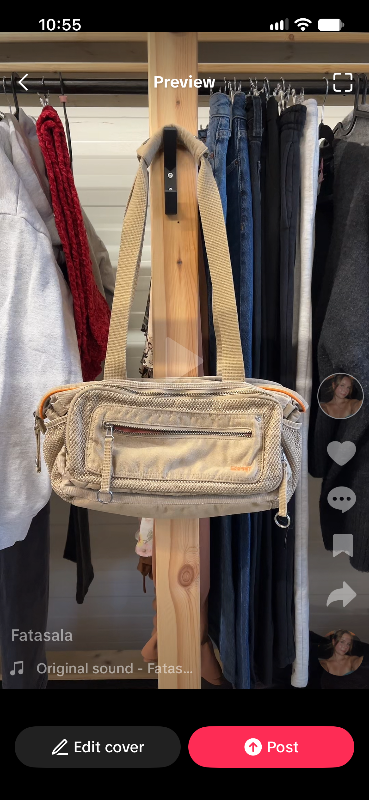 Vintage esprit taska
