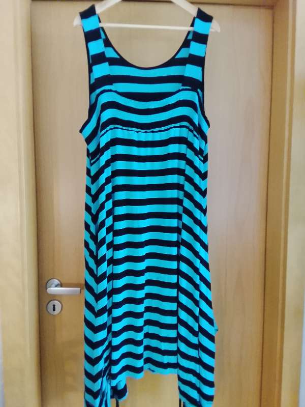 Kjóll síður/grænn/svartur