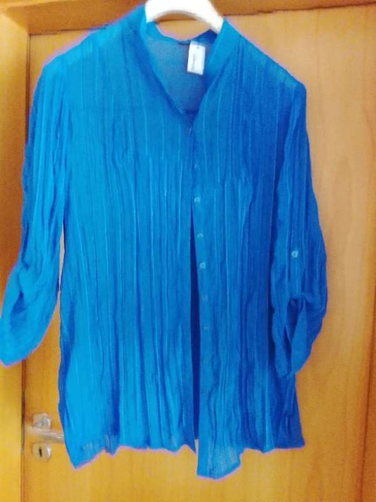 Blússa blá/síðerma