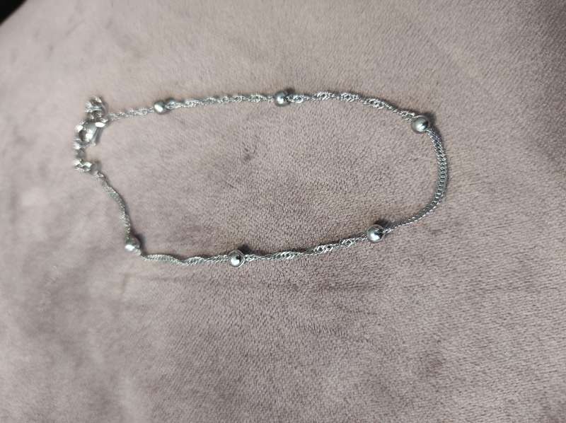 Armband úr ryðfríu stáli fyrir fótlegg og hönd