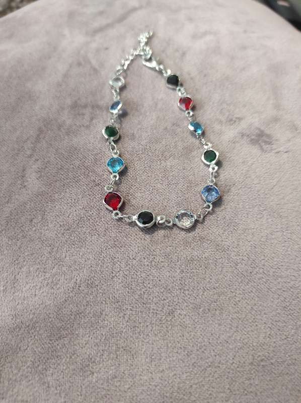 Glerarmband, ryðfrítt stál