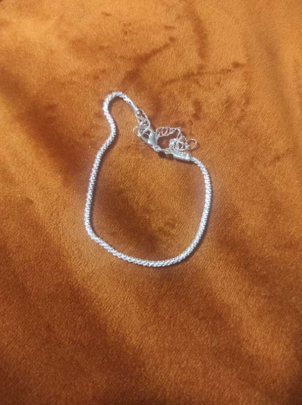Armband silfur hvit stál