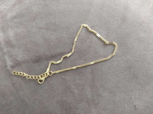 Armband, ökla aðeins gull ryðfrítt
