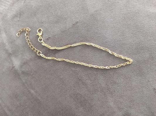 Armband , ökla gull, ryðfrítt