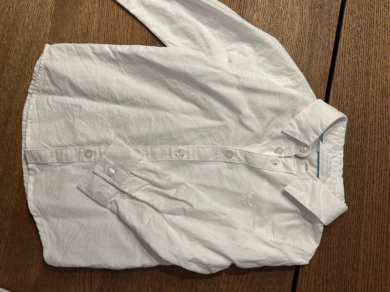 Primark hvít skyrta risaeðla