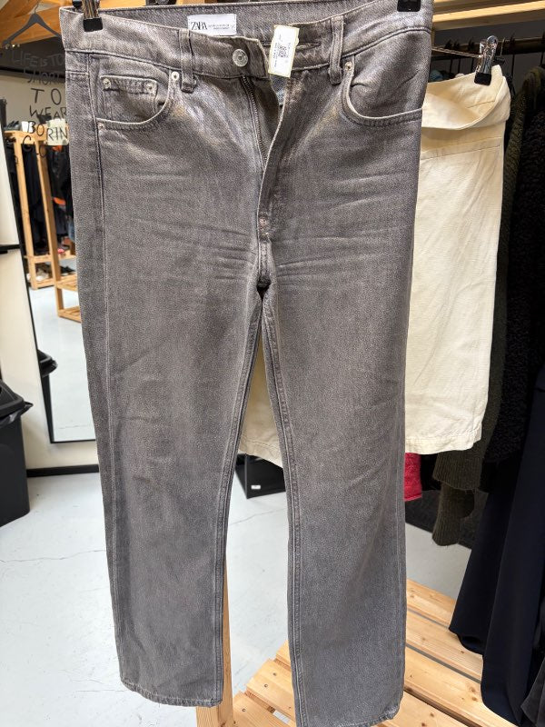 Zara silfur gallabuxur