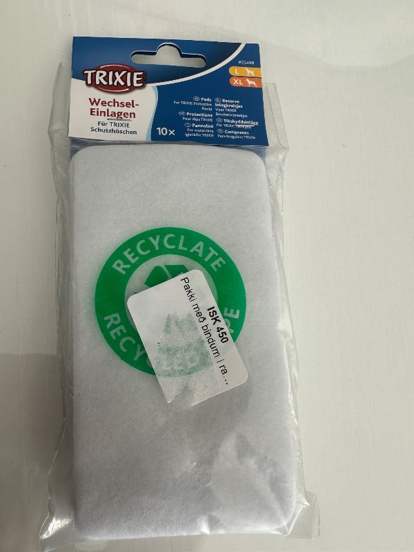 Pakki með bindum fyrir rakka/tíkur