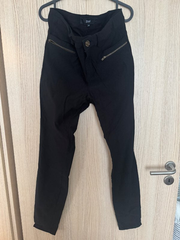 Zizzi svartar buxur m rennilás
