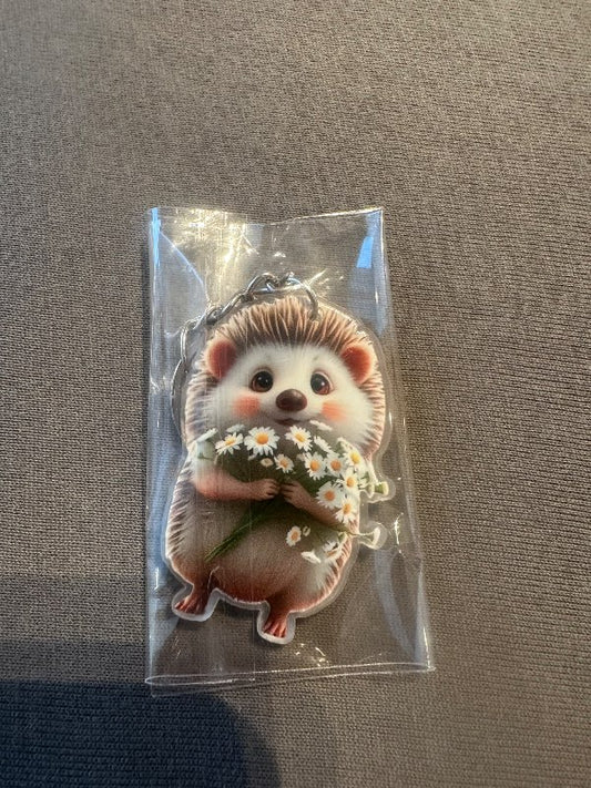 Broddgöltur með blóm lyklakippa