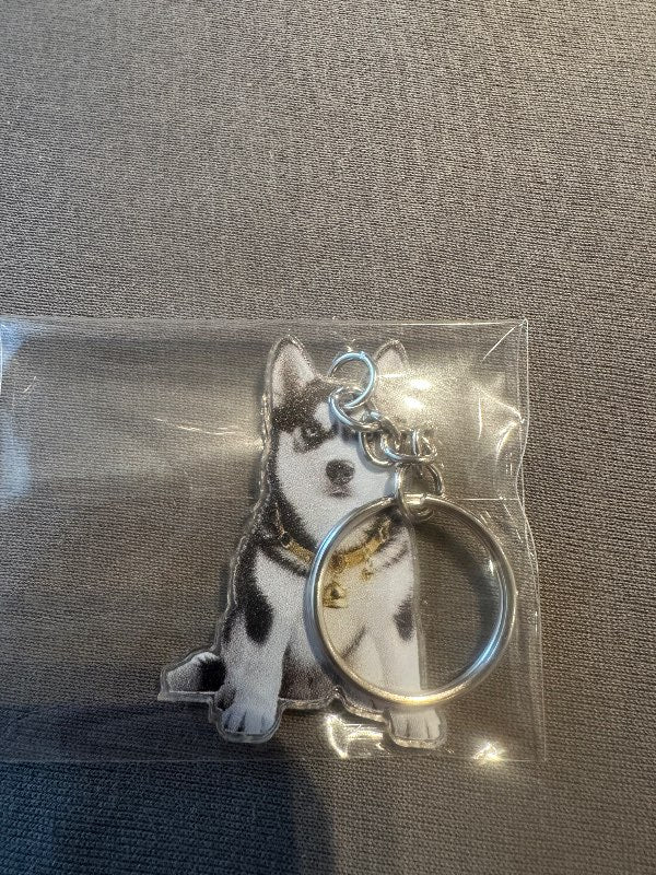 Husky lyklakippa
