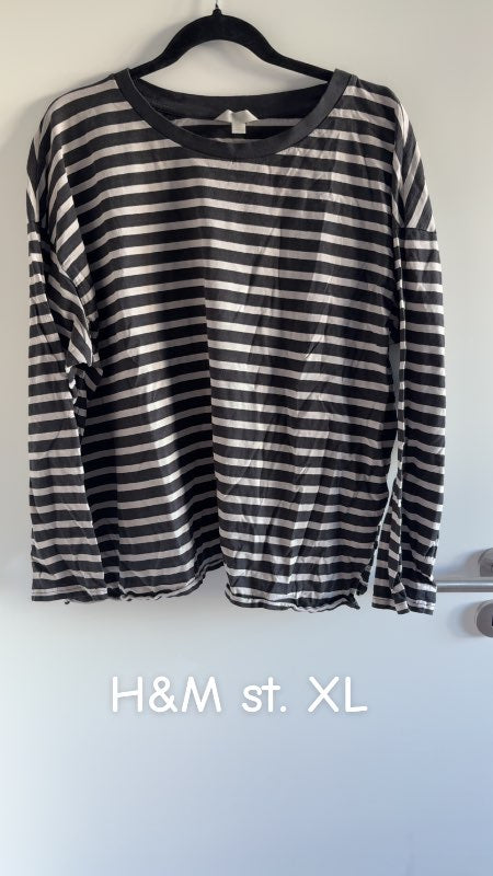 H&M röndóttur langermabolur