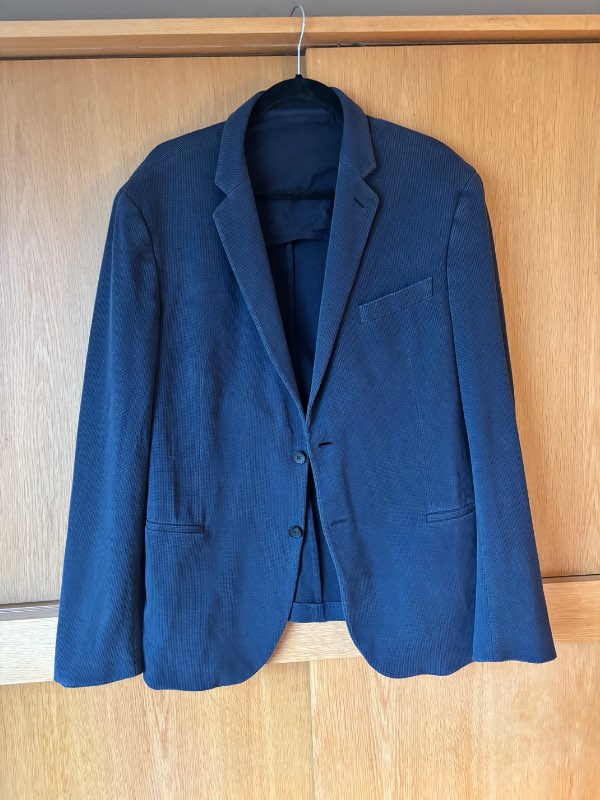 Blár vintage jakki