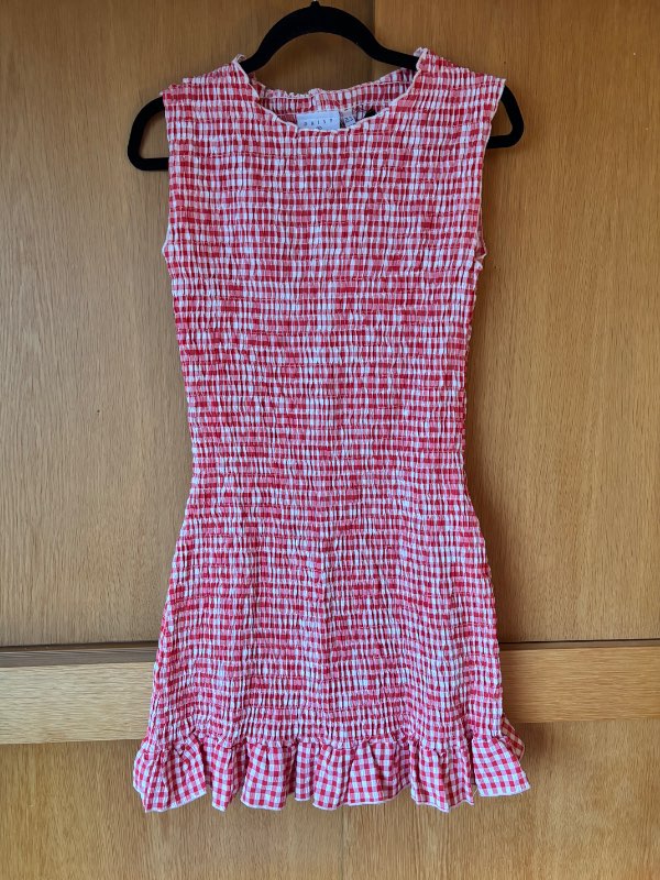asos gingham kjóll